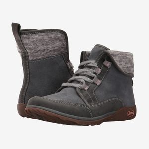 Chaco Barbary Castlerock Gray Hiking Boots